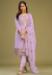 Picture of Georgette Rosy Brown Straight Cut Salwar Kameez