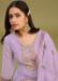 Picture of Georgette Rosy Brown Straight Cut Salwar Kameez