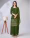 Picture of Georgette Dark Olive Green Readymade Salwar Kameez