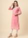 Picture of Excellent Georgette Light Coral Kurtis & Tunic