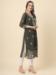 Picture of Shapely Georgette Dark Olive Green Kurtis & Tunic