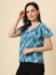 Picture of Resplendent Crepe Light Steel Blue Kurtis & Tunic