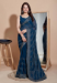 Picture of Elegant Silk Navy Blue Saree