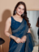 Picture of Elegant Silk Navy Blue Saree