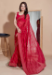 Picture of Taking Silk Fire Brick Saree