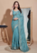 Picture of Ravishing Silk Cadet Blue Saree