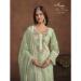 Picture of Organza Rosy Brown Straight Cut Salwar Kameez