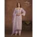 Picture of Organza Rosy Brown Straight Cut Salwar Kameez