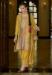 Picture of Fascinating Chiffon Golden Rod Readymade Salwar Kameez