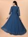 Picture of Charming Georgette Dark Slate Blue Readymade Gown