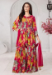 Picture of Comely Georgette Crimson Readymade Salwar Kameez