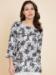 Picture of Alluring Crepe Slate Grey Kurtis & Tunic