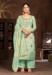 Picture of Organza Dark Sea Green Straight Cut Salwar Kameez