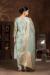 Picture of Chiffon Powder Blue Straight Cut Salwar Kameez