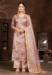 Picture of Chiffon Rosy Brown Straight Cut Salwar Kameez