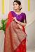 Picture of Nice Silk Crimson Saree