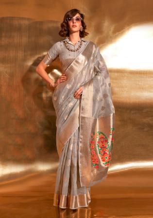 Picture of Fascinating Chiffon Dim Gray Saree