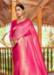 Picture of Beautiful Silk Deep Pink Saree