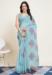 Picture of Bewitching Cotton Light Steel Blue Saree