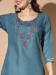 Picture of Ideal Cotton Cadet Blue Readymade Salwar Kameez