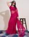 Picture of Marvelous Net Hot Pink Saree