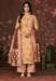 Picture of Wonderful Chiffon Beige Straight Cut Salwar Kameez