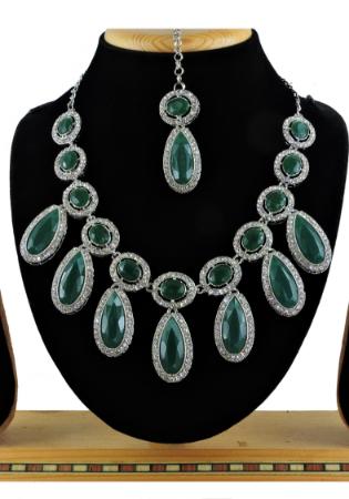 Picture of Bewitching Sea Green Necklace Set