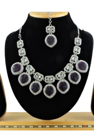 Picture of Bewitching Purple Necklace Set