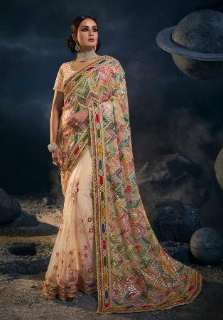 Picture of Resplendent Silk Burly Wood Saree