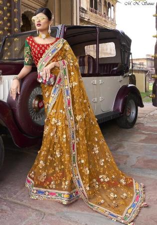 Picture of Enticing Silk Peru Saree