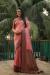 Picture of Well Formed Silk Dark Salmon Saree