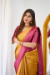 Picture of Ideal Silk Dark Golden Rod Saree