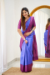 Picture of Marvelous Silk Navy Blue Saree