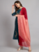 Picture of Cotton Dark Slate Grey Readymade Salwar Kameez