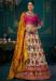 Picture of Pretty Silk Azure Lehenga Choli