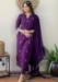 Picture of Rayon Dark Slate Blue Readymade Salwar Kameez