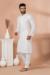 Picture of Grand Georgette White Kurtas