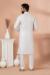 Picture of Grand Georgette White Kurtas