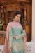 Picture of Georgette Light Slate Grey Readymade Salwar Kameez