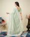 Picture of Classy Georgette Off White Saree