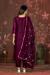 Picture of Beauteous Organza Maroon Straight Cut Salwar Kameez