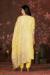 Picture of Organza Burly Wood Straight Cut Salwar Kameez