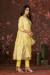 Picture of Organza Burly Wood Straight Cut Salwar Kameez