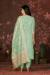 Picture of Organza Dark Sea Green Straight Cut Salwar Kameez