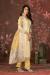 Picture of Fine Cotton Dark Khaki Straight Cut Salwar Kameez