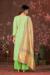 Picture of Cotton Dark Sea Green Straight Cut Salwar Kameez