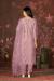 Picture of Amazing Cotton Plum Straight Cut Salwar Kameez