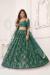 Picture of Elegant Net Dark Green Lehenga Choli