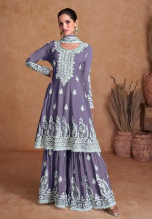 Picture of Grand Silk Medium Orchid Readymade Salwar Kameez