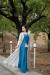 Picture of Pleasing Rayon Teal Readymade Gown